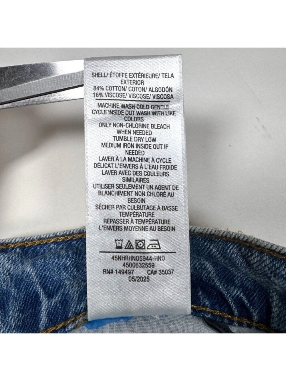 Joe's Jeans Low Rise Wide Leg Jeans 27 Light Wash Relaxed Grunge Minimalist - Picture 13 of 14